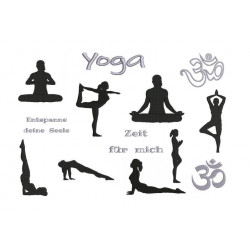 Stickserie - Entspanne deine Seele - Yoga